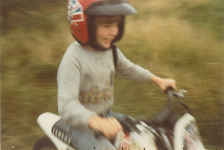 Simon on bike